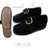 Chaussures de troupe- XVIIIe- Noir