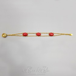Bracelet  Chaine - Corail