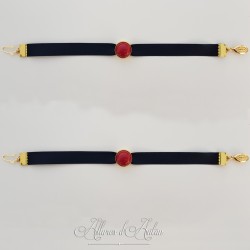 Bracelet  Ruban - Corail
