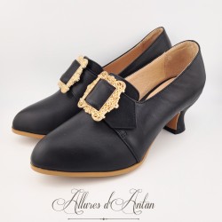 TRIANON - Chaussures (1750-1790) Noir