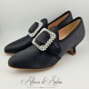 MAINTENON - Chaussures XVIIIe Siècle -  Noir