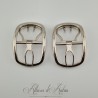 BOUCLES DE CHAUSSURES Argentées