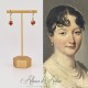 Boucles d'oreilles Corail - Doré