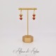 Boucles d'oreilles CORAIL - Doré