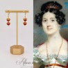 Boucles d'oreilles CORAIL - Doré