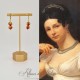 Boucles d'oreilles CORAIL - Doré
