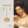 Boucles d'oreilles QUARTZ - Doré