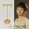 Boucles d'oreilles Perle - Doré