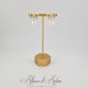 Boucles d'oreilles 1 perle-noeud
