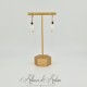 Boucles d'oreilles Agate goutte