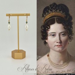 Boucles d'oreilles Aventurine goutte