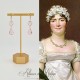 Boucles d'oreilles Strass - Rose