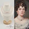 Collier 2 rangs de perles - Quartz
