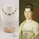 Collier- Chaine et Strass - VERT