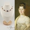 Collier- Chaine et Strass - VIOLET
