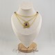 Collier en esclavage- Chaine et Strass - VIOLET