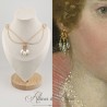 Collier- Chaine, Strass et Perles - Perle