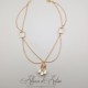 Collier- Chaine, Strass et Perles - Perle