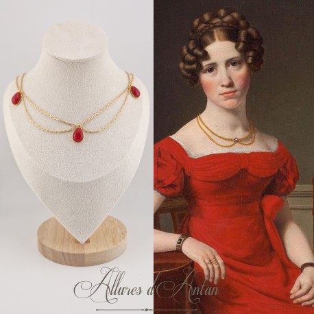 Collier Petites Perles - Corail