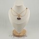 Collier- Chaine, Strass - Violet