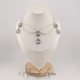 Collier Chaine et Strass - Gris
