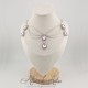 Collier Chaine et Strass - Rose
