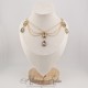 Collier Chaine et Strass - Gris