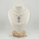 Collier Perles et Strass - Vert Clair