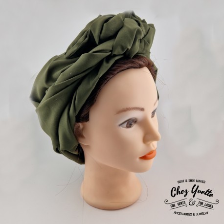 1940'S Headwrap - Turban des année 1940 - Reproduction
