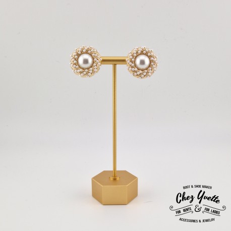 1940'S Earrings - Boucles D'Oreilles des années 1940 - Reproduction