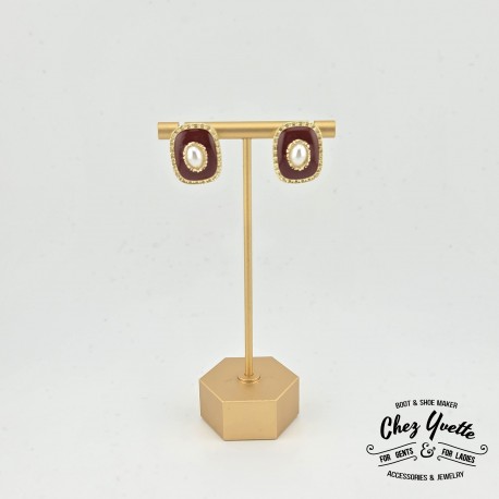 1940'S Earrings - Boucles D'Oreilles des années 1940 - Reproduction