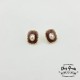 1940'S Earrings - Boucles D'Oreilles des années 1940 - Reproduction