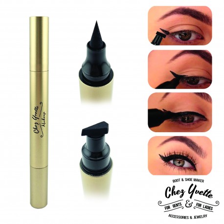 1940's Eyeliner - Eyeliner & Tampon Œil de Chat - Rétro - Reproduction